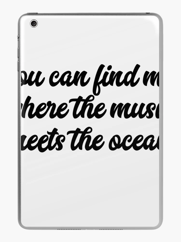 Rebel Girl Typ Title Lyrics of Song  iPad Case & Skin for Sale by