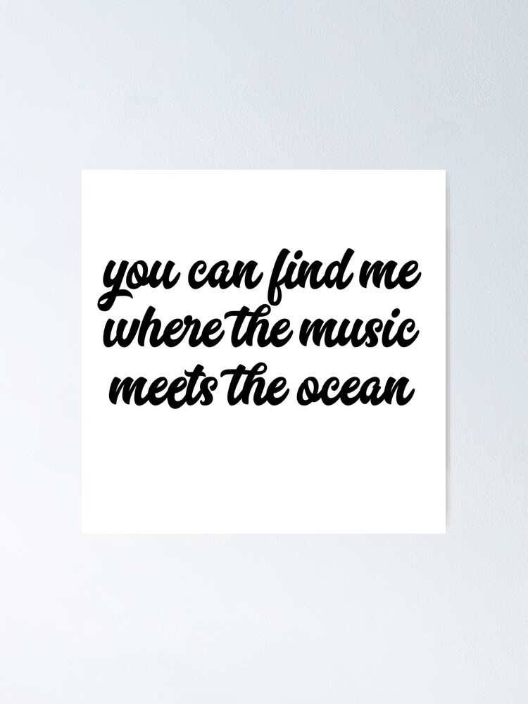 "zac brown band lyrics" Poster by hayleyh7 Redbubble