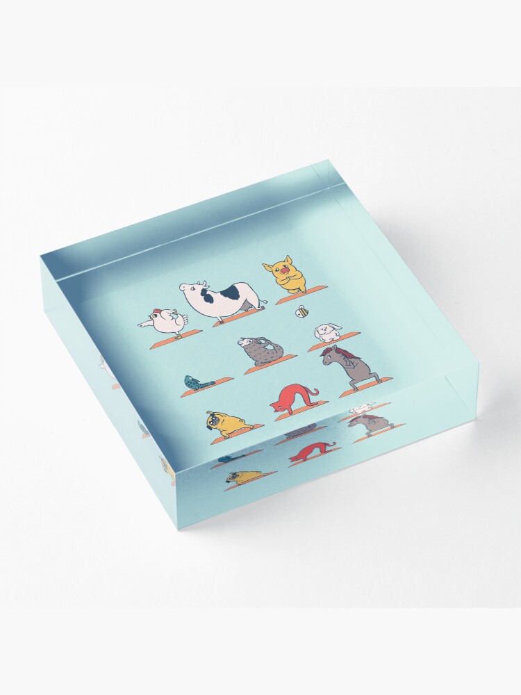 Alternate view of Vegan Yoga Acrylic Block