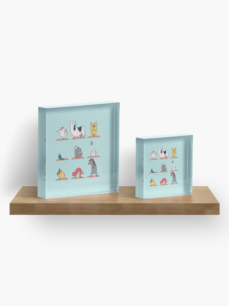 Alternate view of Vegan Yoga Acrylic Block
