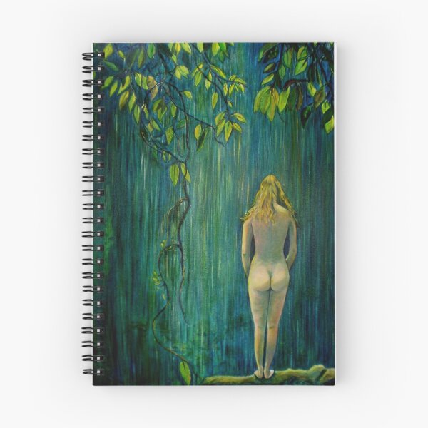 Artikelvorschau, Nude by Waterfall entworfen und verkauft von Belinda "BillyLee" NYE (Printmaker).