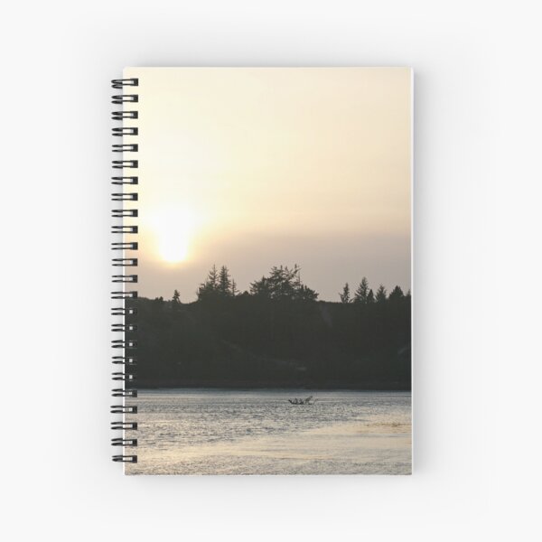 That end of the day light Spiral Notebook