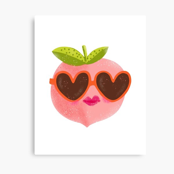 Peach Sunnies Canvas Print