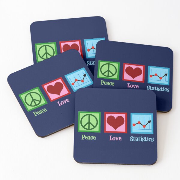 Item preview, Peace Love Statistics designed and sold by Epic Love Designs.