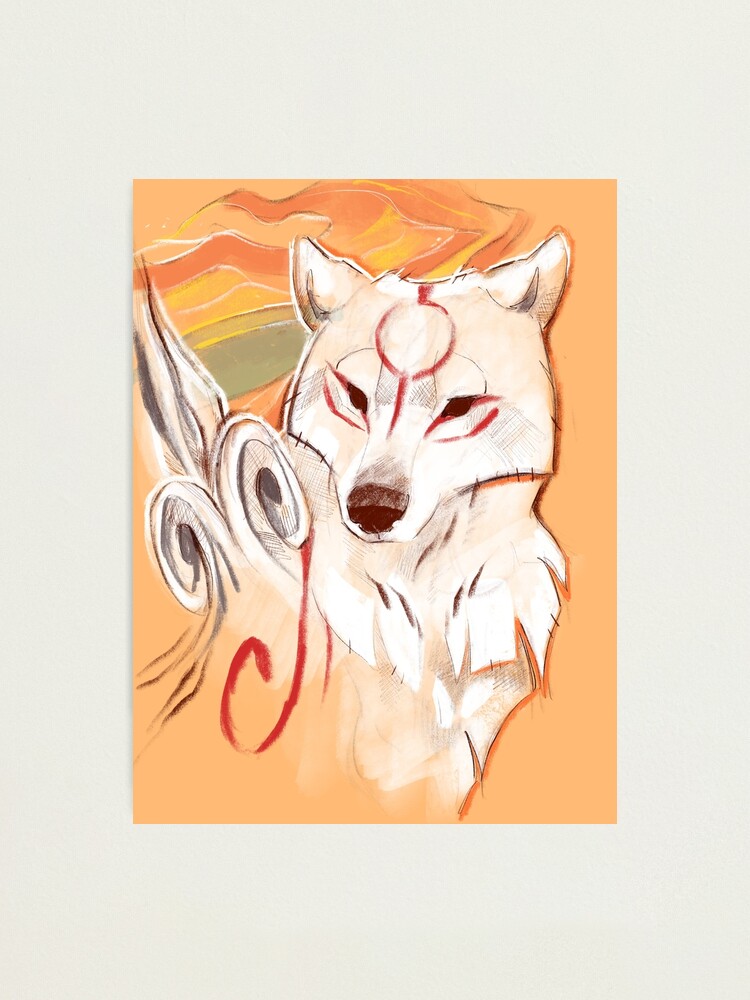 Okami Amaterasu Metal Print for Sale by WhiteLoba