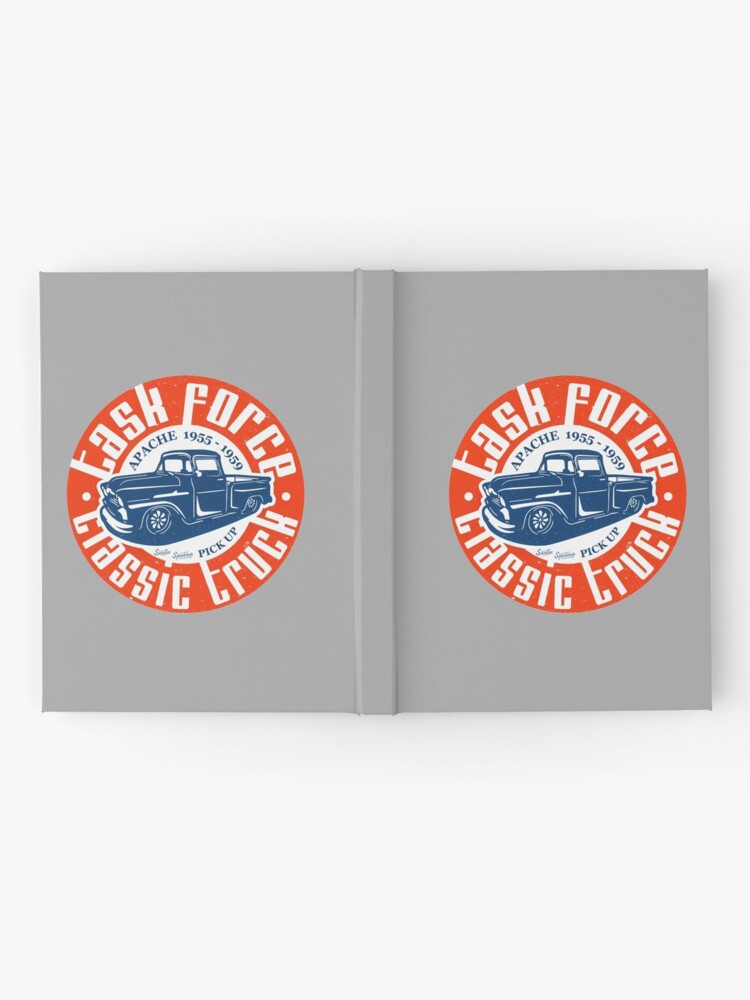 Alternative Ansicht von Task Force Apache Classic Truck 1955 - 1959 Notizbuch