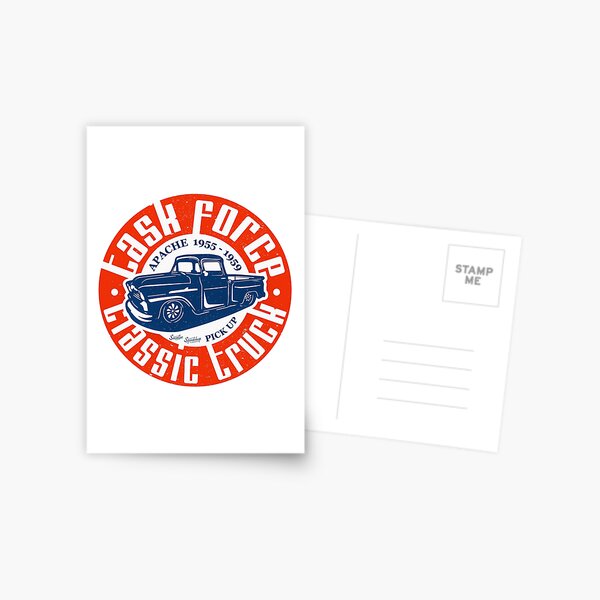 Task Force Apache Classic Truck 1955 - 1959 Postcard