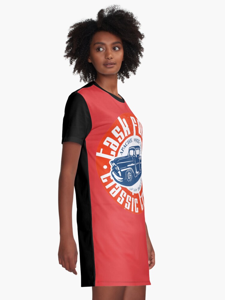 Alternative Ansicht von Task Force Apache Classic Truck 1955 - 1959 T-Shirt Kleid