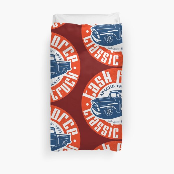 Task Force Apache Classic Truck 1955 - 1959 Duvet Cover