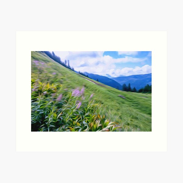 Alpine Meadow Art Print