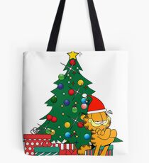 Bolsa de tela Garfield alrededor del arbol de navidad