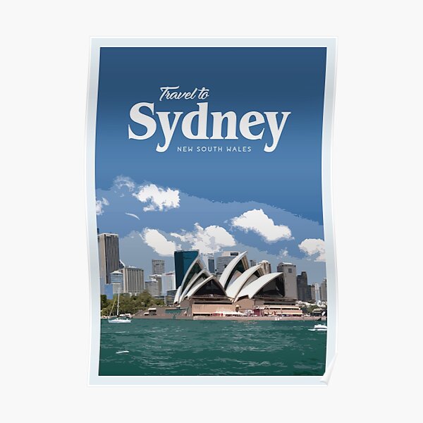 Travel to Sydney Poster