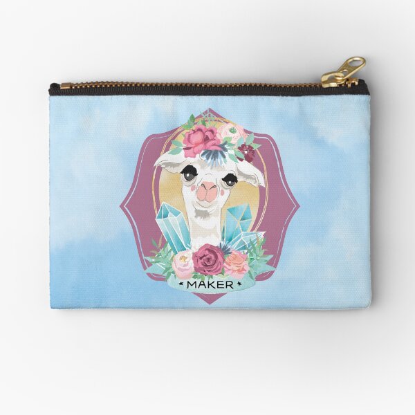 Blue Sky Maker Alpaca for all Crafters, Knitters, Crochet Zipper Pouch