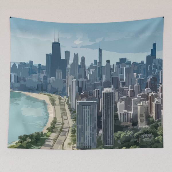 Item preview, Visit Chicago designed and sold by Mercury Club.