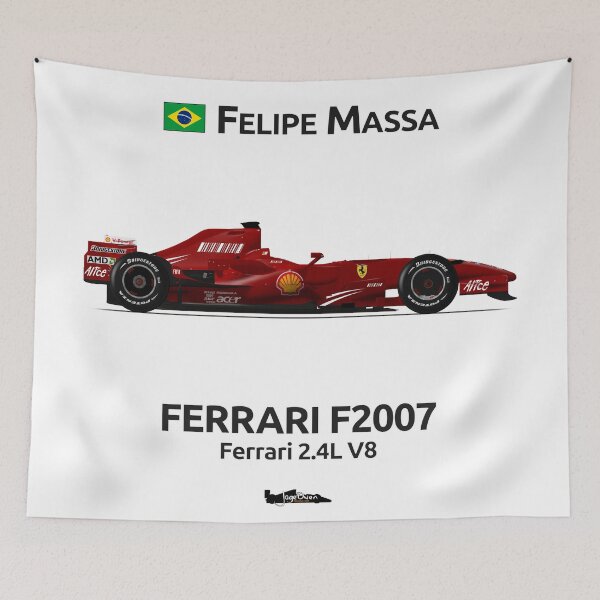 Artikelvorschau, Felipe Massa - F2007 entworfen und verkauft von JageOwen.