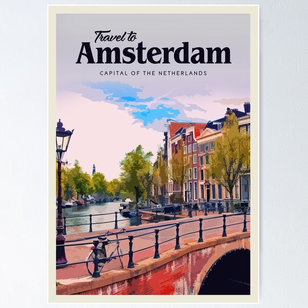 Visit Amsterdam  Poster