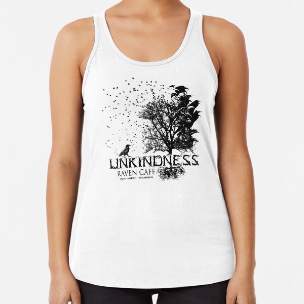 Unkindness of Ravens (RAVEN CAFE) Racerback Tank Top