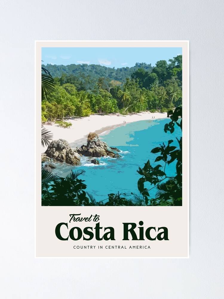 "Costa Rica " Poster for Sale by CallumGardiner Redbubble