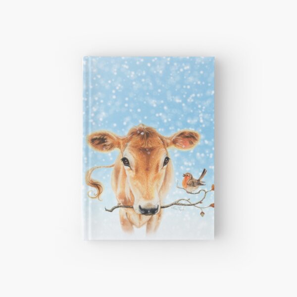 Christmas cow by Maria Tiqwah Hardcover Journal