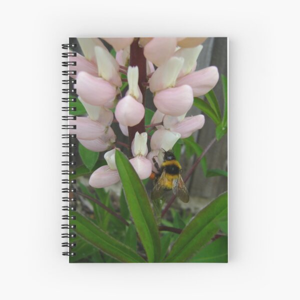 bumblebee sipping.. Spiral Notebook
