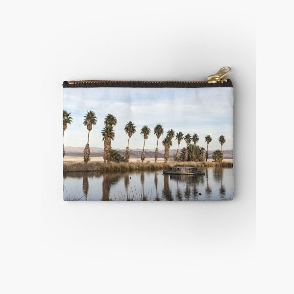 Item preview, California Lake Lined Palm Tree Photograph  designed and sold by BravuraMedia.