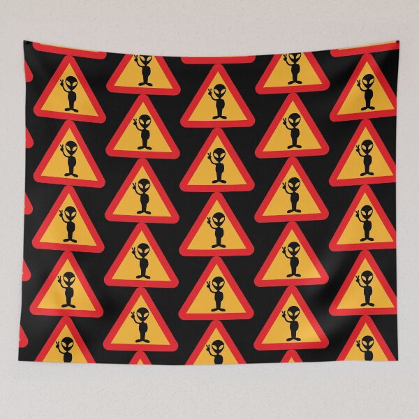Item preview, Alien Warning Sign designed and sold by CarGear.