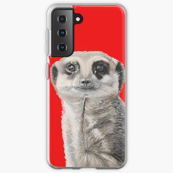 Maurice the cute Meerkat Samsung Galaxy Soft Case