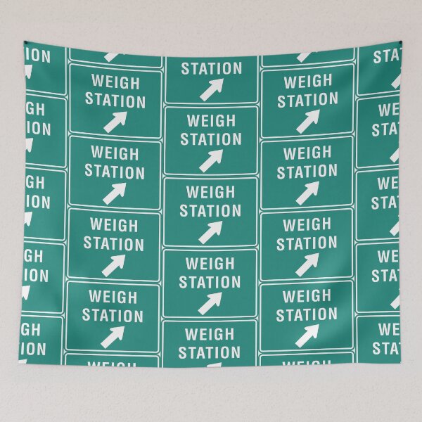 Item preview, Weigh Station Sign  designed and sold by CarGear.