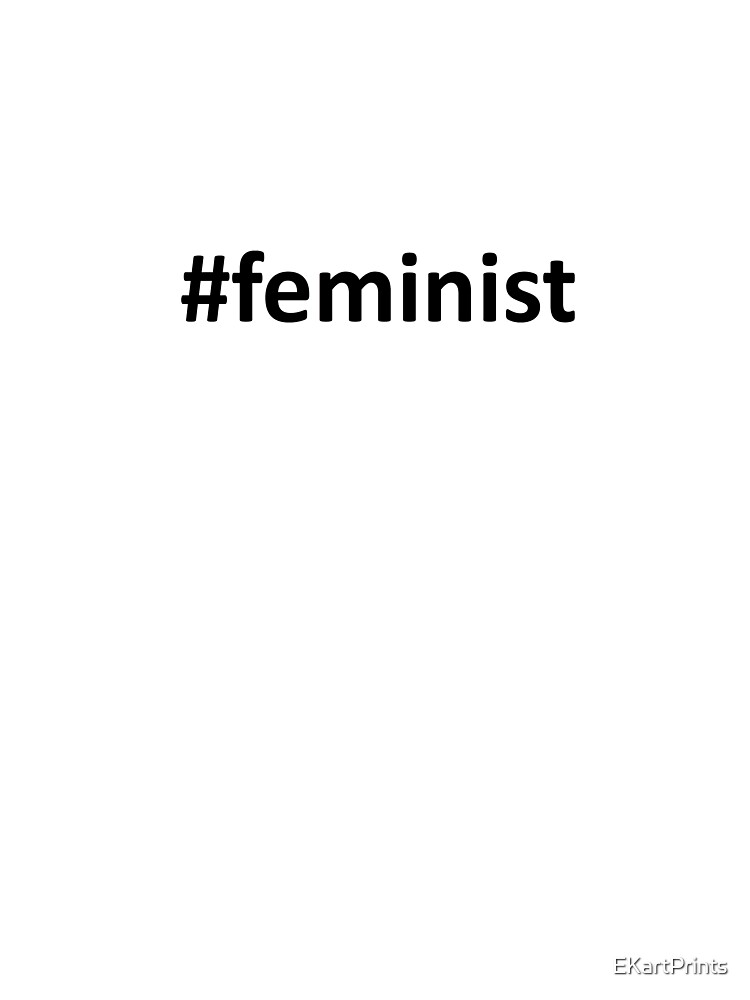 Womens Tri-Blend Short Sleeve t-Shirt #Feminist Image Letters