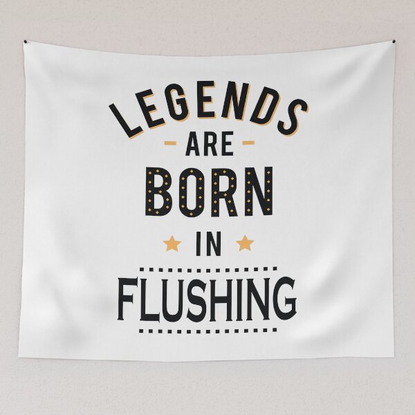 Item preview, Legends Are Born In Flushing New York Raised Me designed and sold by ProjectX23.