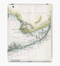 Vintage Map of The Florida Keys (1852) iPad Case/Skin