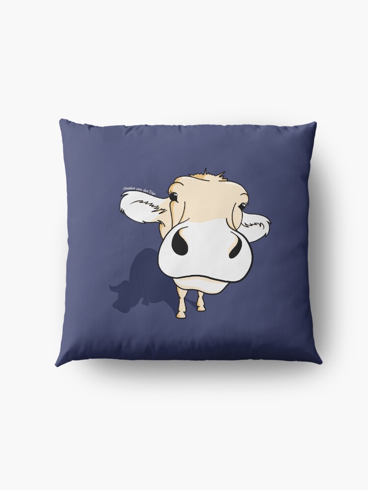 Alternate view of You friend 'Cow' Floor Pillow