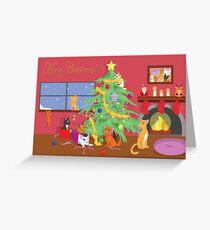 Kittens' First Christmas Greeting Card
