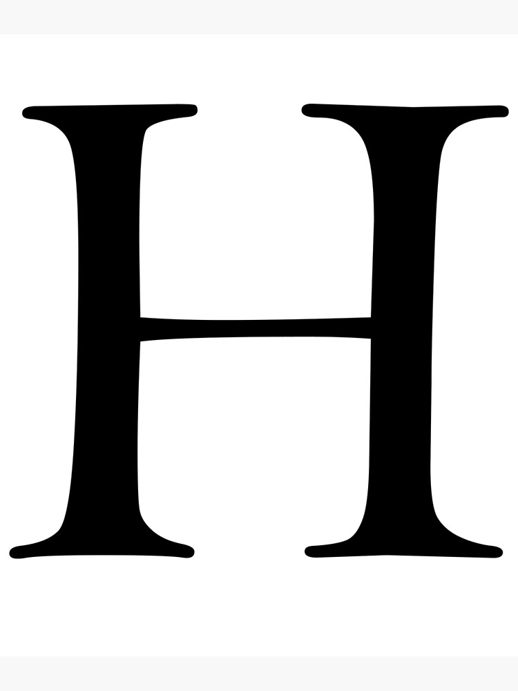 Capital Letter H