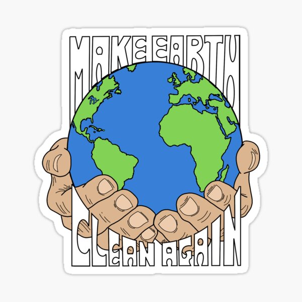 Item preview, Make Earth Clean Again designed and sold by supertrump.