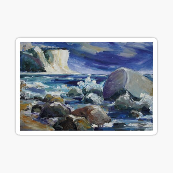 Approaching Storm At Kap Arkona Sticker