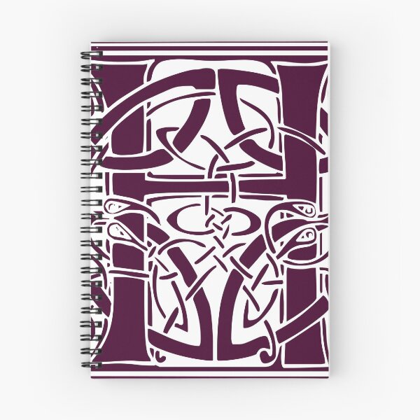 Item preview, Ornate H Capital Letter Initial Purple designed and sold by Dator.