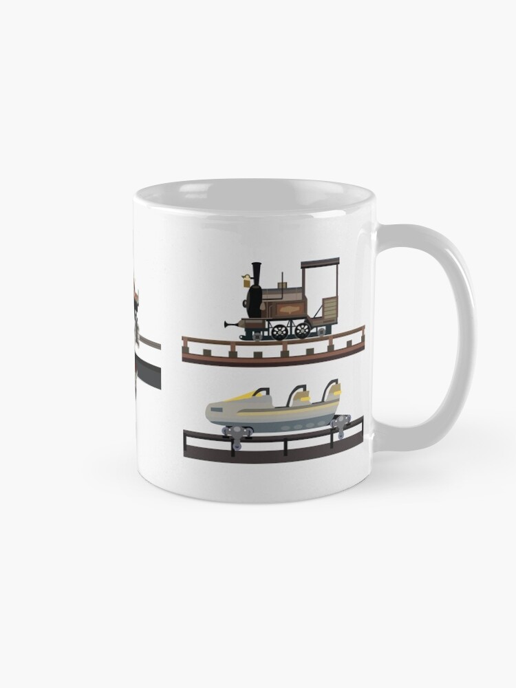 Alternate view of Phantasialand Coaster Cars Design Mug