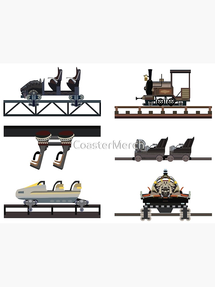 Phantasialand Coaster Cars Design by CoasterMerch