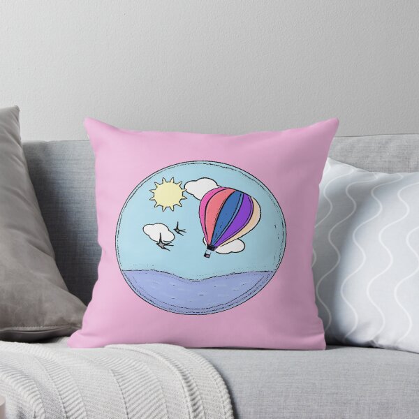 Item preview, Air Balloon Circle Art designed and sold by Valeria  Leone.