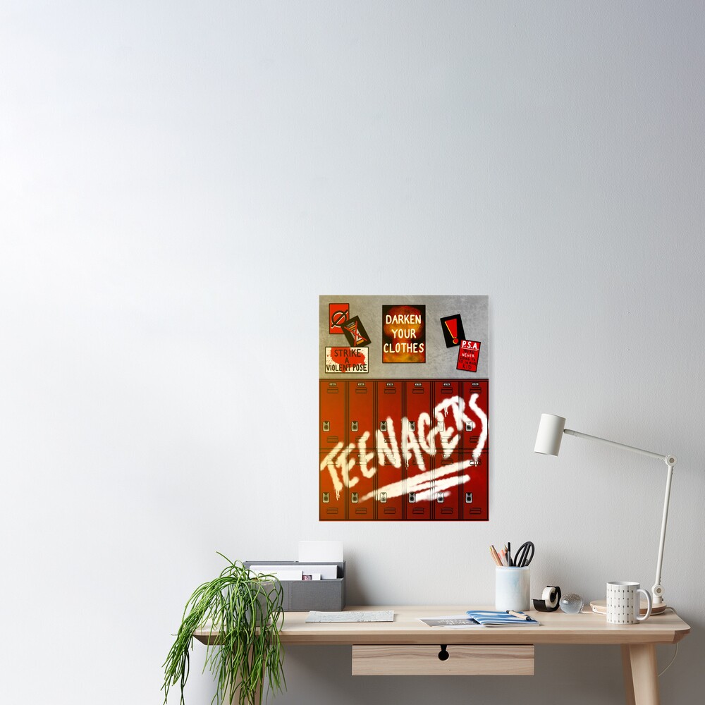 Teenagers Poster For Sale By MandaVC Redbubble   Cposter,small,square Product,1000x1000.2u2 