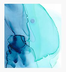 Glacial Spring Fluid Ink Photographic Print