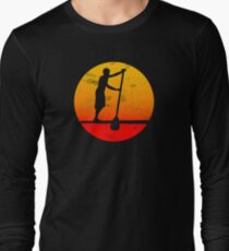 SUP Stand Up Paddle Board Getriebe Stand Up Paddle Board Geschenk SUP Surf Tee Paddel Langarmshirt
