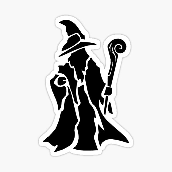 Item preview, Wizard Stencil designed and sold by ScapegoatPrints.
