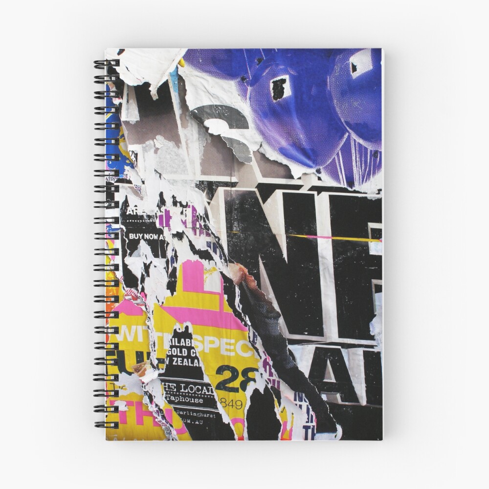 Item preview, Spiral Notebook designed and sold by cutpaste.