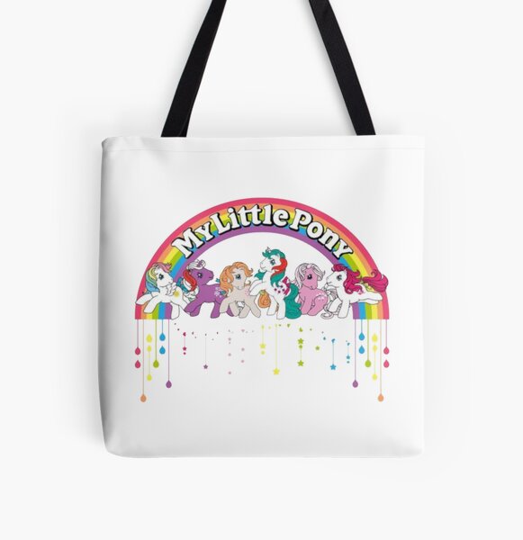 Details about   My Little Pony Classic "Classic Ponies" Double Sided Tote Bag 4 Sizes 