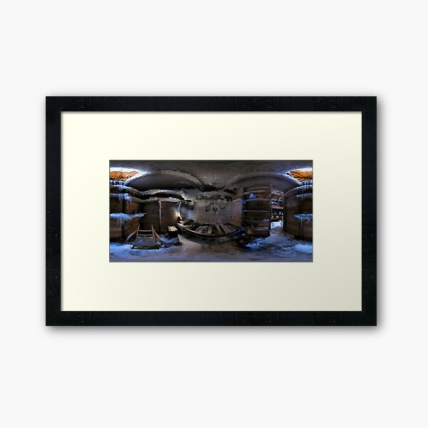 Mawson's Room, Mawson's Huts, Cape Denison, Antarctica Framed Art Print