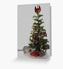 My first Christmas tree! Greeting Card
