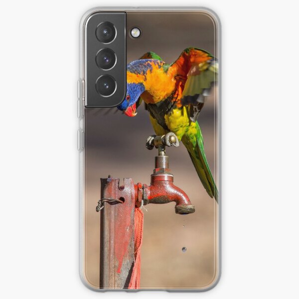 Orange Collared Lorikeet, Katherine Gorge NT Samsung Galaxy Soft Case