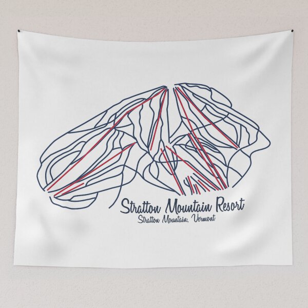 Item preview, Stratton Mountain Resort Trail Map designed and sold by ChasingGnarnia.
